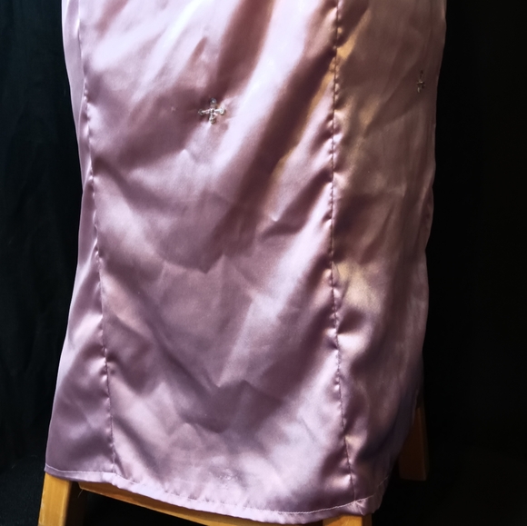 Handmade Silky Purple Dress - Picture 5 of 6